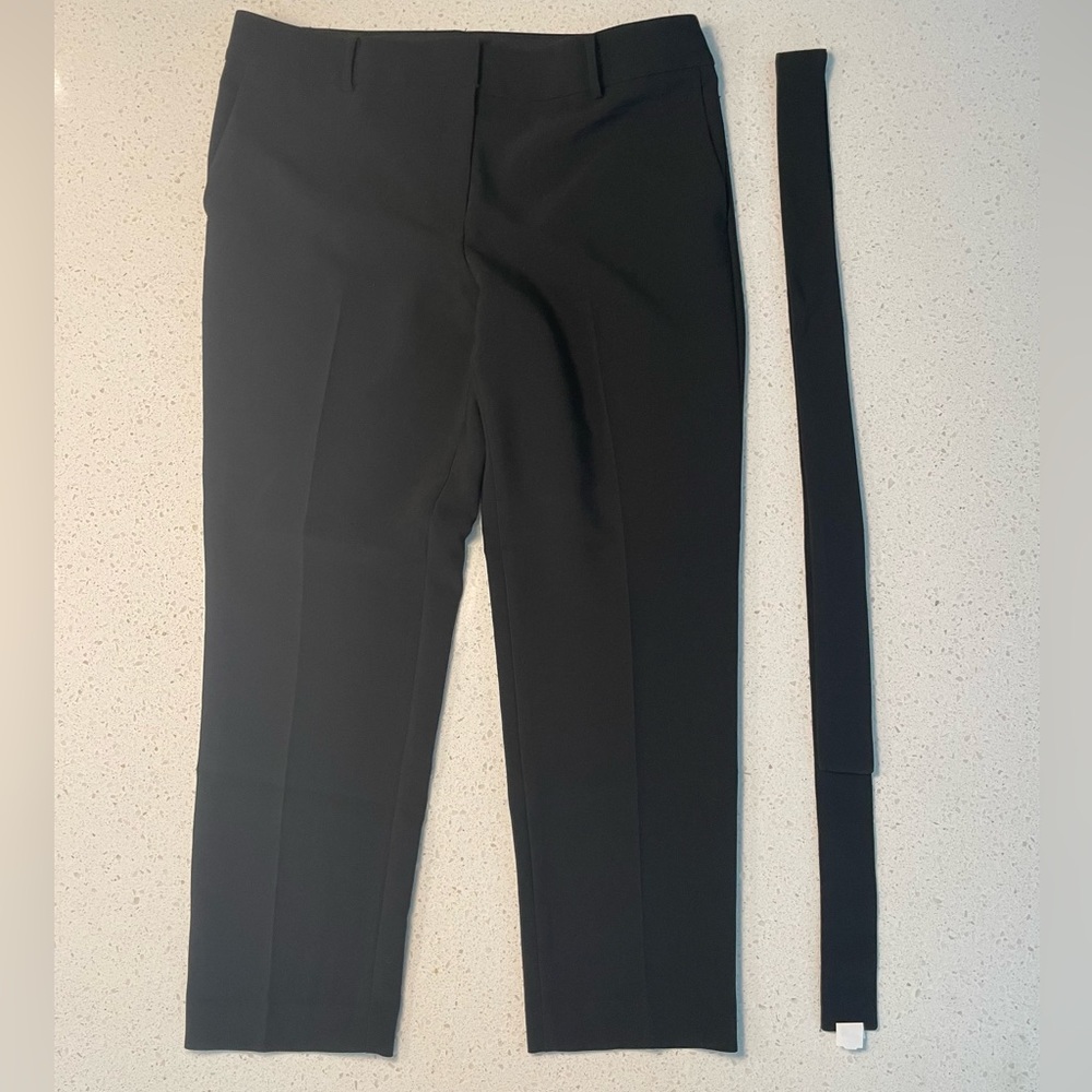 Ann Taylor Women’s Black Tie Waist Dress Women Pants - Black - Size 14